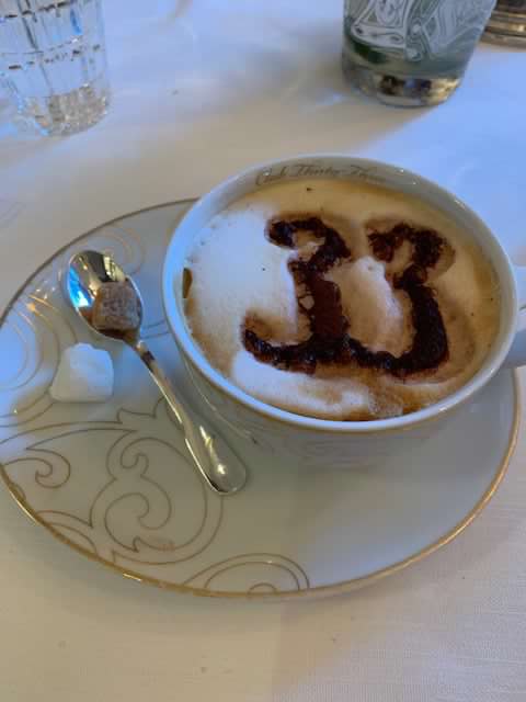 Coffee at Club 33